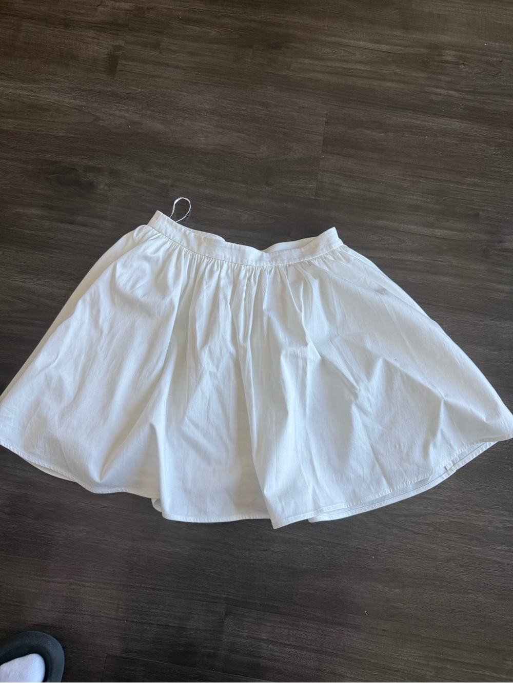 French Connection White Circle Skirt